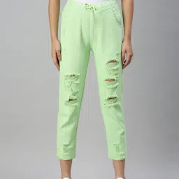 SHOWOFF Casual Jogger High-Rise Lime Green Jeans-image-15