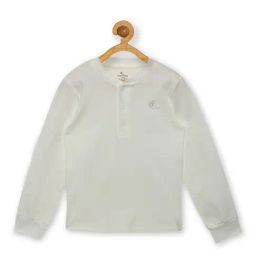 Kiddopanti Kids Grey Solid Full Sleeves T-Shirt-image-57