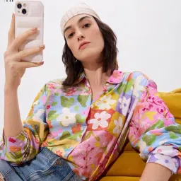 The Souled Store Multi Relaxed Print Shirts-image-57