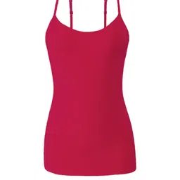 EMBATA Women Peach Solid Camisole Slip With Adjustable Straps-picture-9