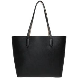 Anne Klein Black Solid Tote Handbag with Sling-16