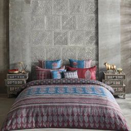 DDecor Printed Blue 210 TC Cotton King Bedding Sets-image-40