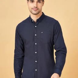 Byford By Pantaloons Navy Slim Fit Shirt-image-49