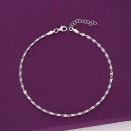 Kai Jewel Sterling Silver Simple Chain Anklet for Women-image-9