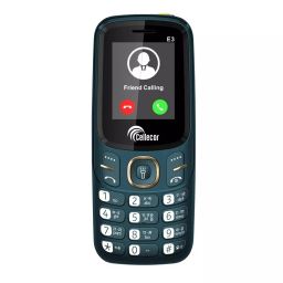 Cellecor E3 Feature Phone 2G Dual SIM 4.57 cm (1.8 inch) 1000 mAh Battery, Green-31