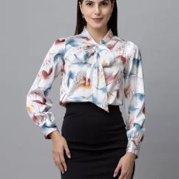 PURYS Multicolor Floral Print Top-picture-11
