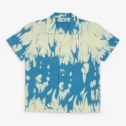 Y&F Kids by Westside Blue Abstract Design Resort-Fit Shirt-image-67