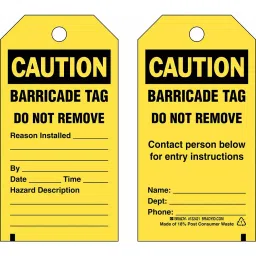 BRADY Metal Rectangular 76.2 mm (3 Inch) Cable Tie Tags, 29UG14 (Pack of 25)-11