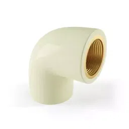 Finolex 25.4 mm (1 Inch) CPVC Brass Elbow 90, 6015-18