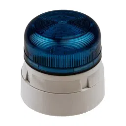 Klaxon Flashguard QBS Series Blue Flashing Beacon, 12 V DC, 24 V DC, Surface Mount, Xenon Bulb, QBS-0036-picture-26