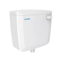 SUPREME Aura Series Single Flushing Cistern PVC with Pipe, White-picture-0