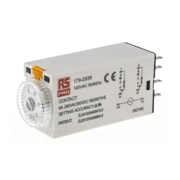 RS PRO Single Function Timer Relay Plug In Mount 110 V AC DPDT Model No. 1792939-60