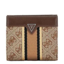Guess Beige & Brown Madrid Color Block Bi-Fold Wallet-picture-16