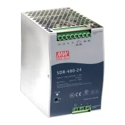 Mean Well Power Supply, AC-DC, 24V, 20A, SDR-480-24-33