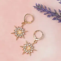 Sohi Gold Plated Designer Party Drop Earring For Women-picture-28