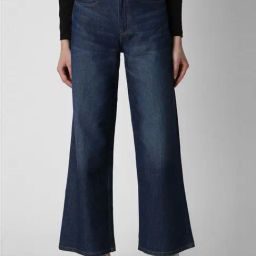 Van Heusen Navy Cotton Mid Rise Flared Jeans-image-47