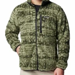 Columbia Green Regular Fit Texture Sports Jacket-image-88