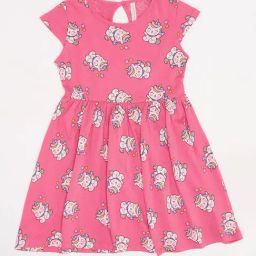 Pantaloons Junior Girls Pink Dress-image-46