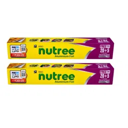 Nutree NAF25 Size 25 m Aluminium Foil for Food Wrapping, Packing (Pack of 2)-picture-29