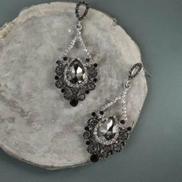 Sohi Silver Plated Designer Stone Casual Drop Earring For Women-image-51