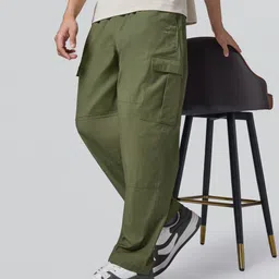 XYXX Rove Men Relaxed Fit Ripstop Cargo Pants-image-56