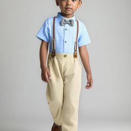 Hopscotch Boys Checked Shirt with Trousers-picture-26