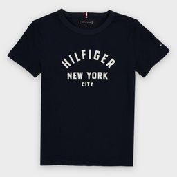 Tommy Hilfiger Boys Brand Logo Printed Cotton T-shirt-picture-47