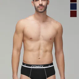 AMUL COMFY Pack Of 4 Mid-Rise Pure Cotton Basic Briefs AC-CBRIOE-NY-BK-MA-CB-4XL-4PC-picture-34