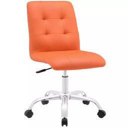 Exclusive Furniture COCHO04 Leatherette Upholstery Office Chair Orange-image-75