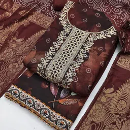 TAVAS Embroidered Unstitched Dress Material-picture-32