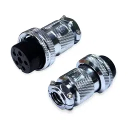SETMI INDIA GX25 Aviation Connector 25 mm 6-Pin Circular IP67 Waterproof with Soldered Wire & Threaded Lock image 4