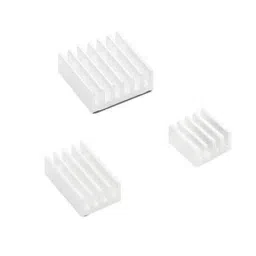 High Quality Aluminium Heat Sink set for Raspberry Pi 4 (White)-3