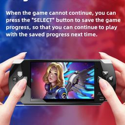 HLF Retro Video Game Console Screen Built-in 2000 Games Handheld Game Console Multiple Emulators Mini Portable Game Device MP3 MP4 Music TV Output E-Bbook Children/Men/Festivals image 5