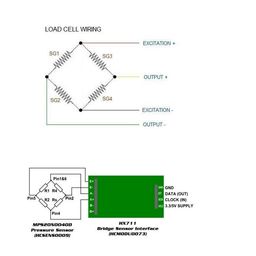 Robocraze FZ0728 HX711 Weighing Sensor Dual-Channel 24 Bit Precision A/D Module Pressure Sensor Module - (Pack of 1) image 5