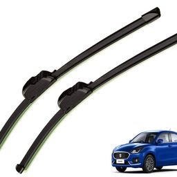 Auto Hub Frameless Car Wiper Blades Compatible with Maruti Suzuki Swift Dzire (Model : 2018-Till Date)- Set of 2,(D-21,P-19) image 1