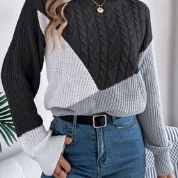 StyleCast x Revolte Women Colourblocked Pullover-image-82