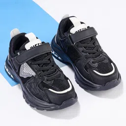 Oh! Pair Slip On Sport Shoes with Velcro Closure - Black-picture-30