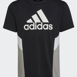 Adidas Kids Knit Half Sleeves T-Shirt Logo Print - Black-picture-16