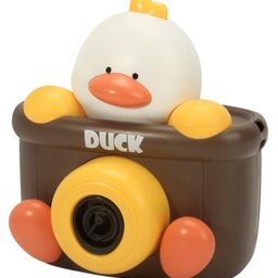 YAMAMA Cute Cartoon Animal Duck Bubble Camera for Kids Bubble Machine with Bubble Refill Bottle, Realistic Shutter Light and Sound Effect - Multicolor-3