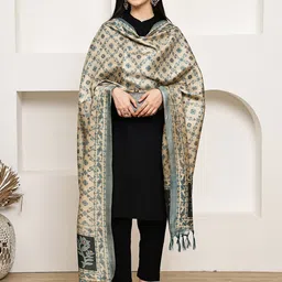 LOOM LEGACY Floral Printed Dupatta-45