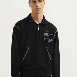 United Colors of Benetton Men Typography Printed Hooded Sweatshirt-picture-32