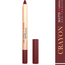 SHRYOAN Long Lasting Lip Crayon Matte Lipstick 3.8 g - Brown Mocha 10-40