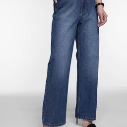 French Connection Smart Wide Leg High-Rise Light Fade Jeans-image-75
