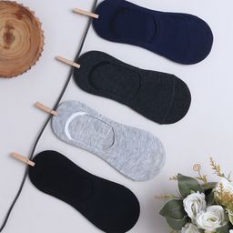 BAESD Pack Of 4 Assorted Loafer Socks-picture-45