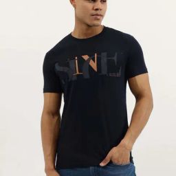 United Colors Of Benetton Blue Cotton Regular Fit Printed T-Shirt-picture-40