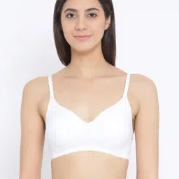 Clovia White Non Wired Non Padded T-Shirt Bra-picture-25