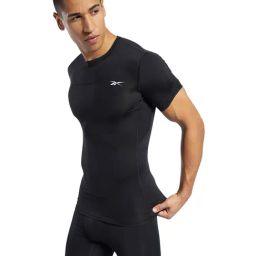 Reebok WOR SL SS SLD COMP Black Regular Fit Sports T-Shirt-image-51