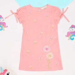 Akkriti by Pantaloons Girls Peach Dress-image-54
