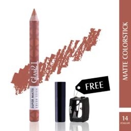 Glam21 Super Matte Color Stick with Sharpener 14 Penelope - 3.5 gm-29