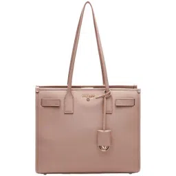Anne Klein Beige Solid Tote Handbag-image-73